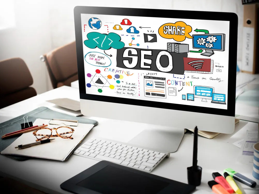 SEO analytics dashboard