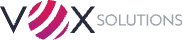 Logo Vox Solutions, companie de tehnologie telecom